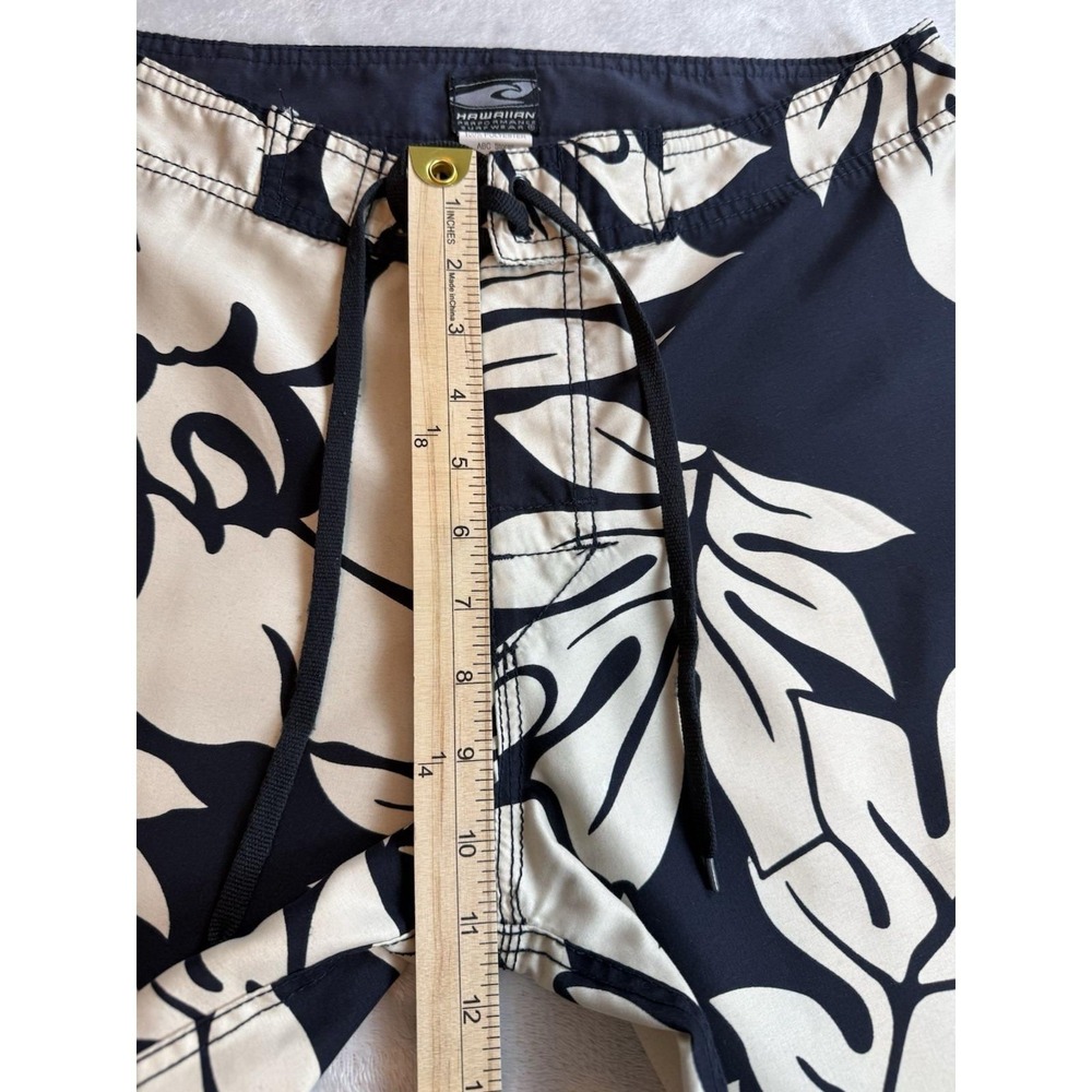 Hawaiian Performance Surfwear Cargo Swim Trunks Floral Board Shorts Mens Size 32 - Picture 8 of 14